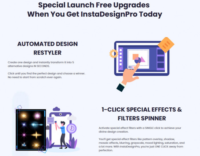 InstaDesignPro Unlimited Upgrade OTO Software by Brett Ingram – Best UPSELL  #1 of InstaDesignPro to Creates 500 Million Designs Automatically, 100%  Fully Customizable With 1-Click Re-Designer to Get 12 New Different Styles  - JVZOO RESEARCH